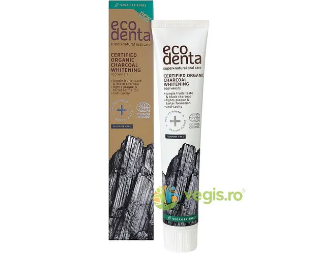 Pasta de Dinti pentru Albire cu Carbune Bio 75ml