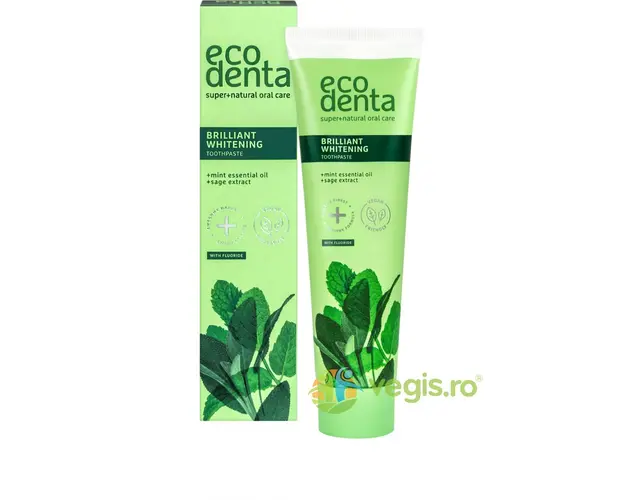 Pasta de Dinti pentru Albire cu Ulei de Menta, Extract de Salvie si Kalident 100ml