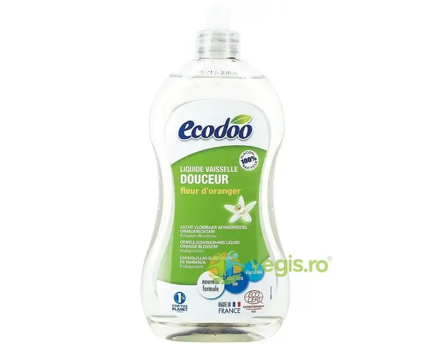 Detergent de Vase cu Aloe Vera si Flori de Portocal Ecologic/Bio 500ml