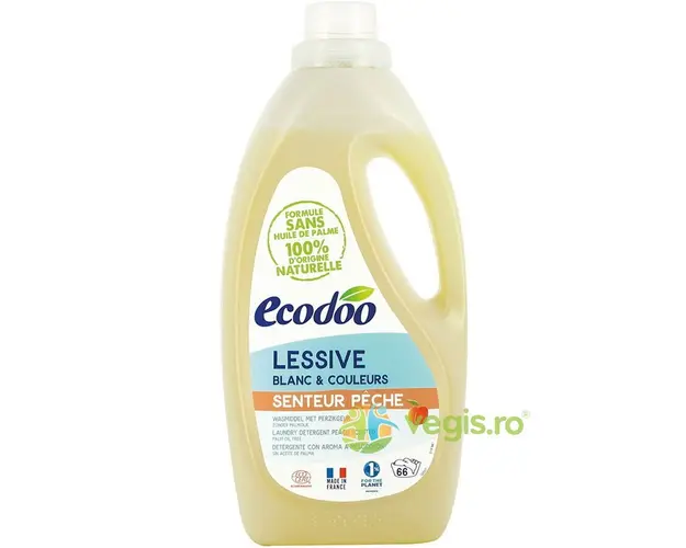 Detergent de Rufe cu Miros de Piersici Ecologic/Bio 2L