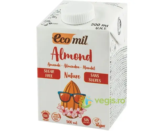 Bautura de Migdale Natur fara Gluten Ecologic/Bio 500ml