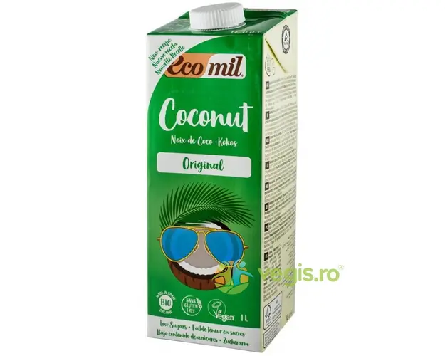 Lapte Vegetal (Bautura) de Cocos fara Gluten Ecologic/Bio 1L