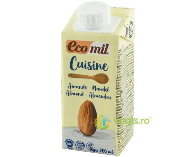 Crema de Migdale pentru Gatit fara Gluten Ecologica/Bio 200ml