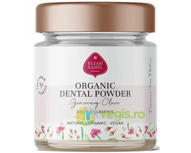 Pudra cu Ginseng si Cuisoare pentru Curatarea Dintilor Bio 60g