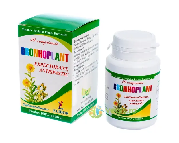 Bronhoplant (Expectorant, Antispastic) 40cpr