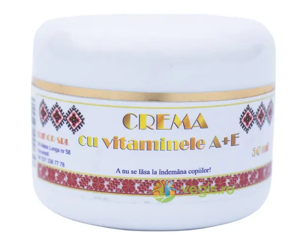 Crema Antirid Hidratanta cu Vitamina A si E 50g