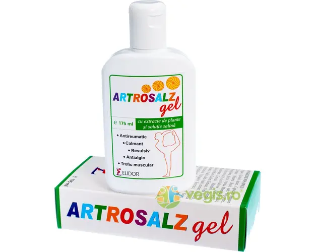 Gel Artrosalz Antireumatic cu Extracte de Plante si Solutie Salina 175ml