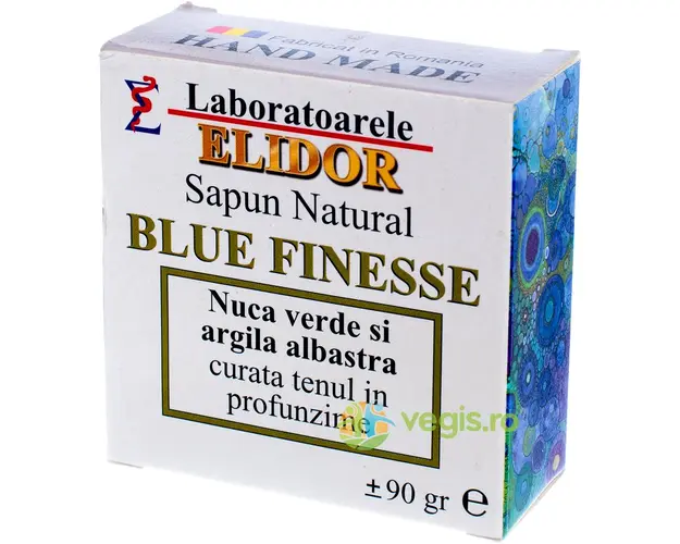 Sapun pentru Curatarea Tenului cu Argila Albastra Blue Finesse 90g