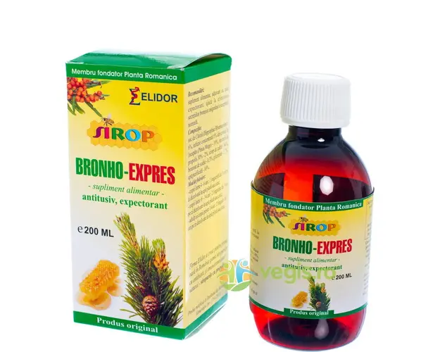 Sirop Bronho-Expres (Antitusiv, Expectorant) 200ml