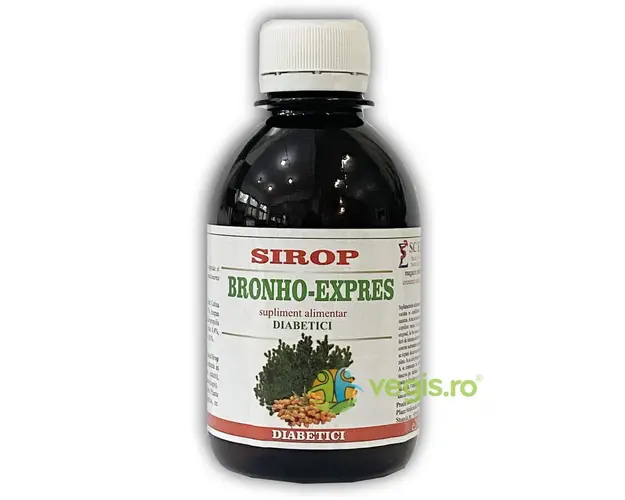 Sirop Bronho-Expres (Antitusiv, Expectorant) pentru Diabetici 200ml