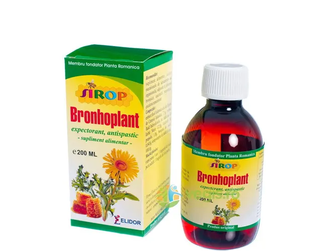 Sirop Bronhoplant (Expectorant, Antispastic) 200ml