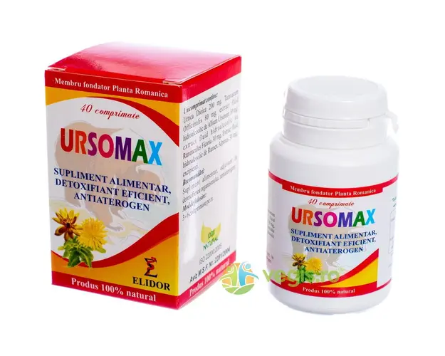 Ursomax (Detoxifiant, Antiaterogen) 40cpr