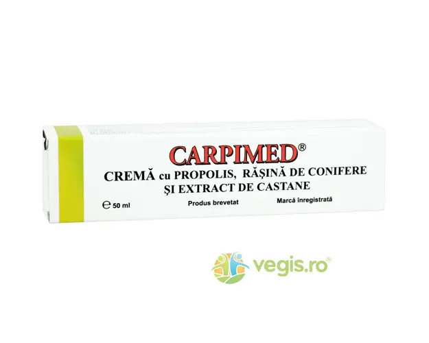 Carpimed Crema cu Propolis, Rasina de Conifere si Extract de Castane 50ml