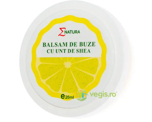 Balsam de Buze cu Unt de Shea si Lamaie 20ml