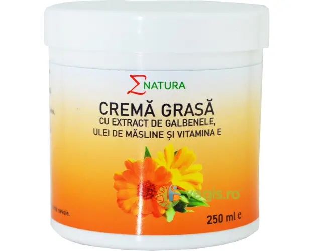 Crema Grasa cu Galbenele, Ulei de Masline si Vitamina E 250ml
