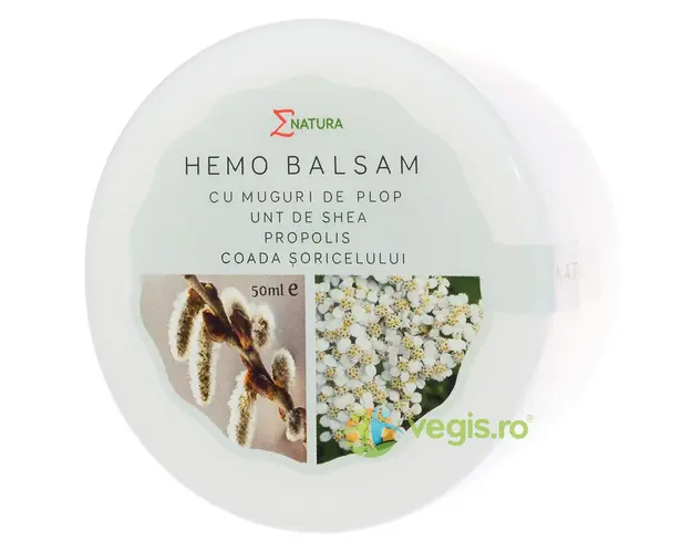 Hemo Balsam cu Muguri de Plop si Unt de Shea 50ml