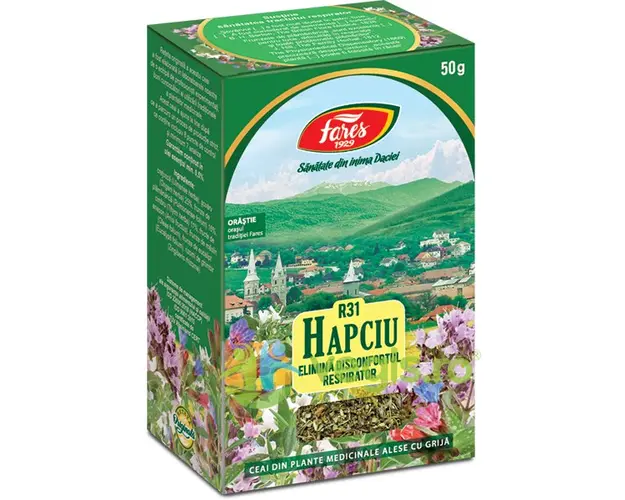 Ceai Hapciu Elimina Disconfortul Respirator (R31) 50g