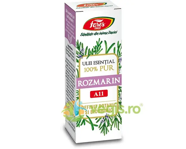 Ulei de Rozmarin 100% Pur (A11) Definit Botanic si Biochimic 10ml