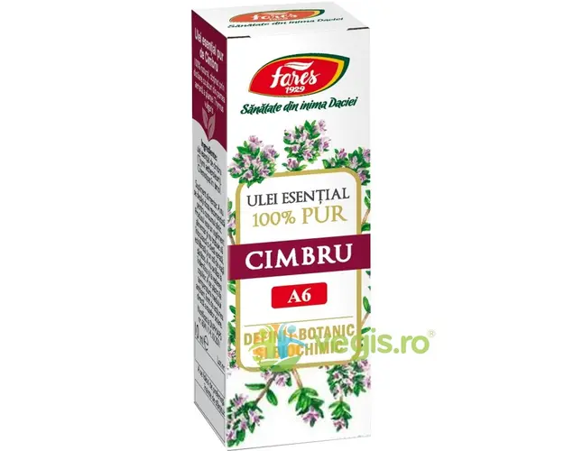 Ulei de Cimbru 100% Pur (A6) Definit Botanic si Biochimic 10ml