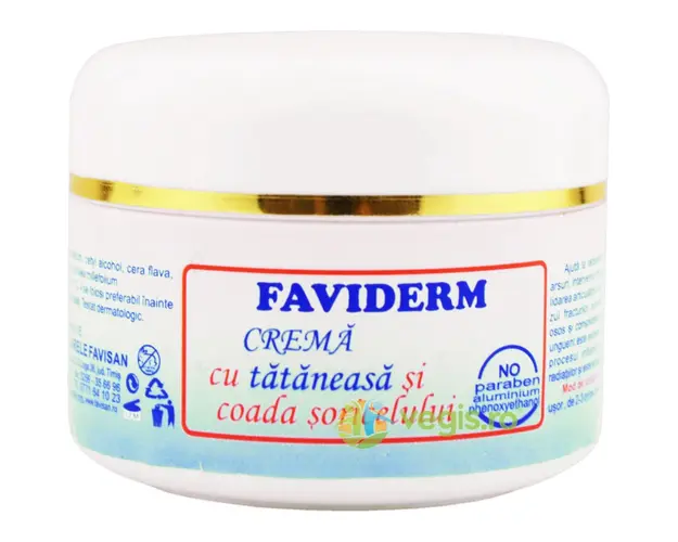 Crema cu Tataneasa si Coada Soricelului Faviderm 50ml