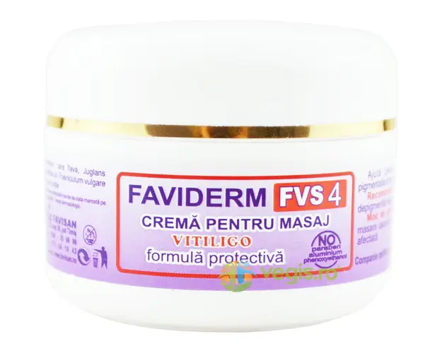 Crema pentru Masaj Vitiligo Faviderm 50ml