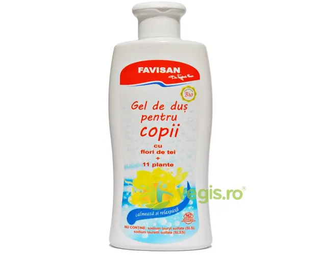 Gel de Dus pentru Copii cu Flori de Tei + 11 Plante 300ml