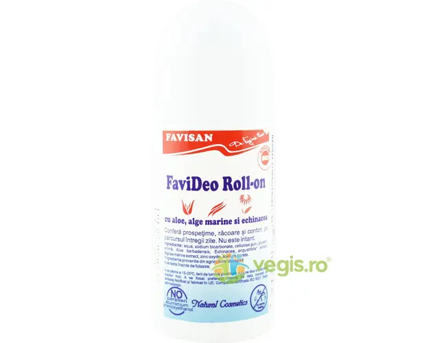 Roll-on cu Aloe Alge Marine si Echinacea Favi Deo 50ml
