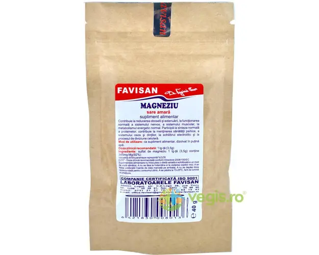 Sare Amara (Sulfat de magneziu) 40gr