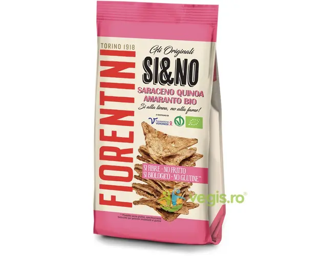 Chipsuri din Hrisca, Quinoa si Amarant fara Gluten Ecologice/Bio 80g