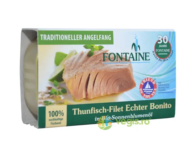 File de Ton in Ulei Bio de Floarea Soarelui 120g