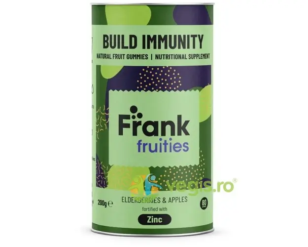 Jeleuri din Fructe (Mar si Soc) Fortificate cu Zinc Bulid Immunity 200g