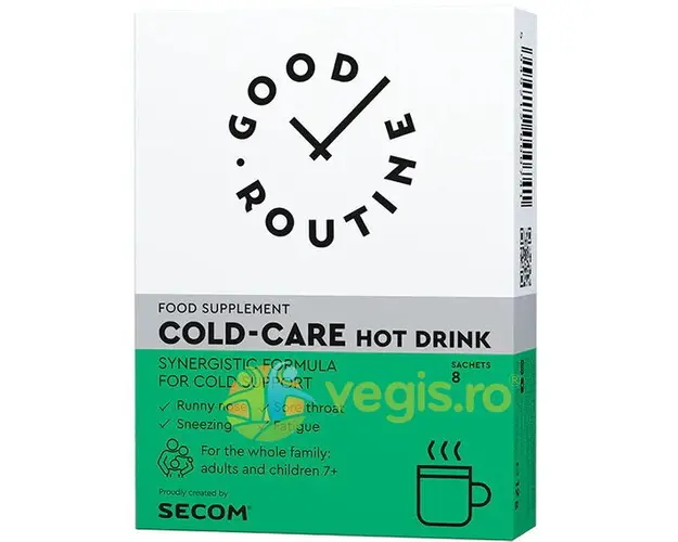 Cold Care Hot Drink 8 plicuri Secom,