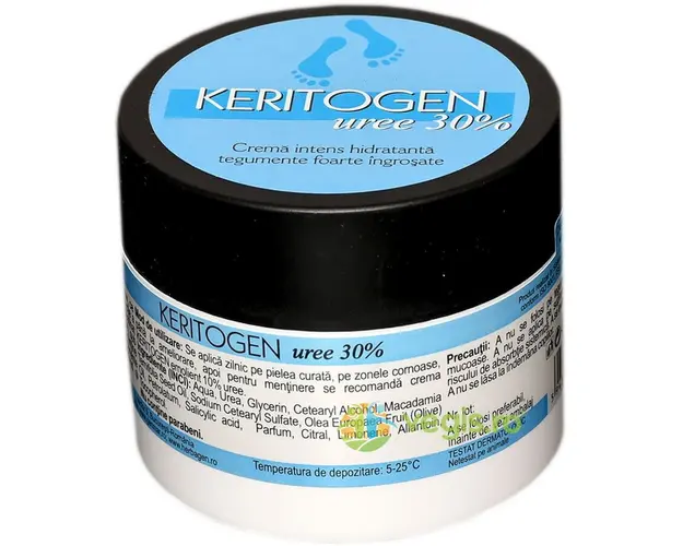 Crema pentru Ingrijirea Tegumentelor Ingrosate cu Uree 30% Keritogen 50g