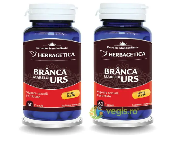 Pachet Branca Marelui Urs 60cps+60cps (50% reducere la al doilea produs)