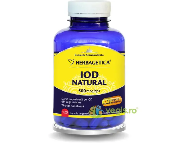 Iod Natural 500mcg 120cps