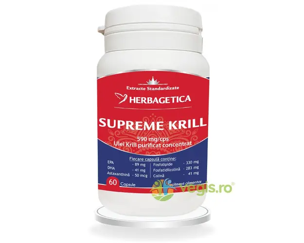 Supreme Krill Oil Omega 3 60Cps