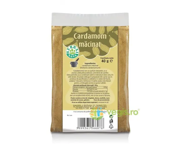 Cardamom Macinat 40g