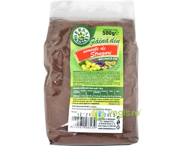 Faina din Seminte de Struguri 500g