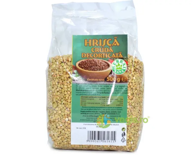 Hrisca Cruda Decorticata 500g