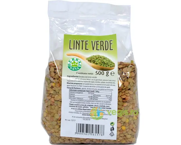 Linte Verde 500g