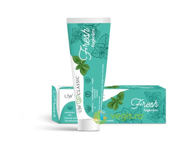 Pasta de Dinti Fresh cu Aroma de Menta fara Fluor UW Classic 75ml