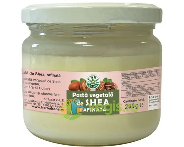 Pasta Vegetala de Shea Dezodorizata 200g