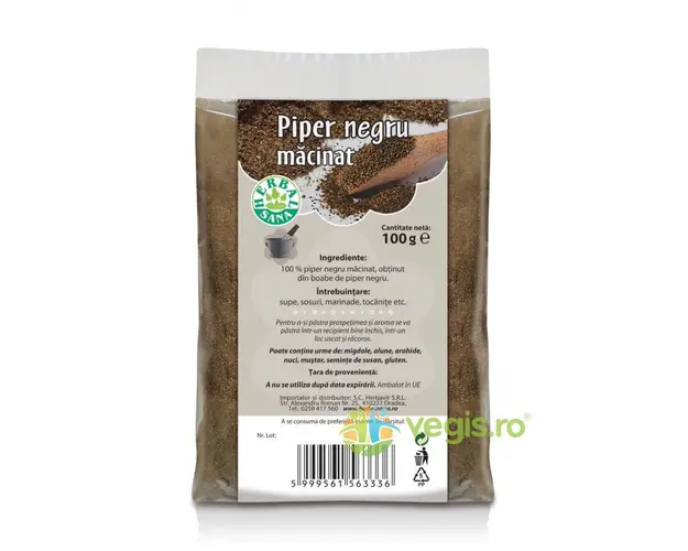 Piper Negru Macinat 100g
