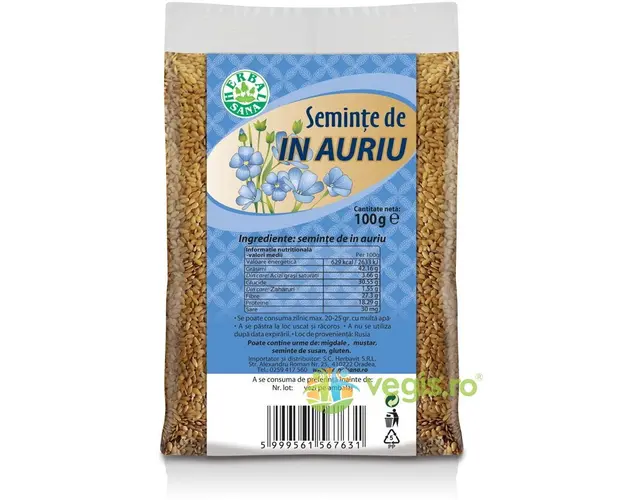 Seminte de In Auriu 100g