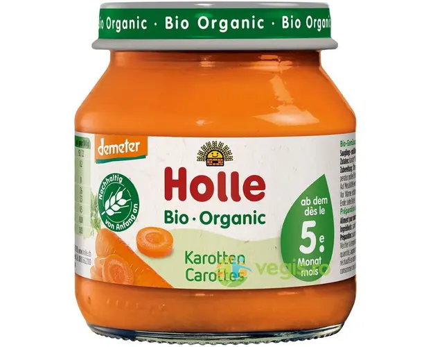 Piure de Morcovi pentru Copii +5 Luni Demeter Ecologic/Bio 125g