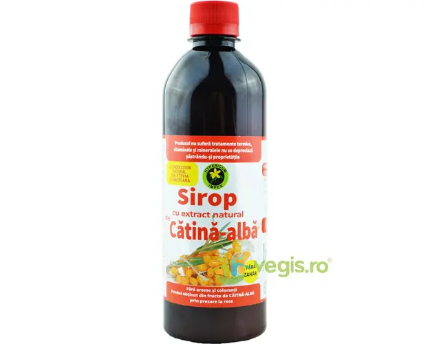 Sirop de Catina Alba fara Zahar 500ml