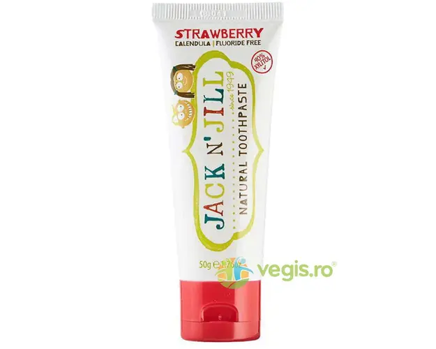 Pasta de Dinti Naturala pentru Copii Capsuni 50g