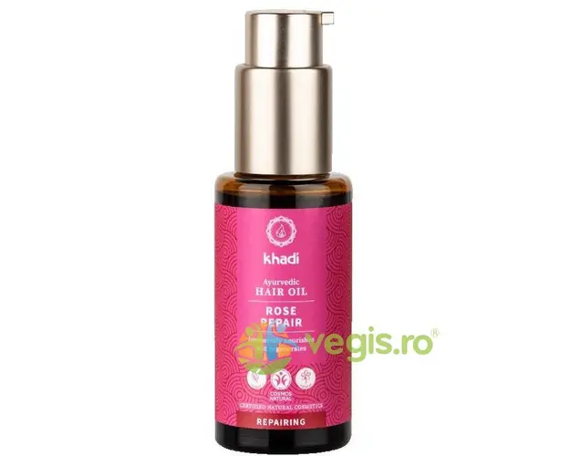 Ulei Reparator pentru Par Uscat Degradat cu Trandafir Rose Repair 50ml