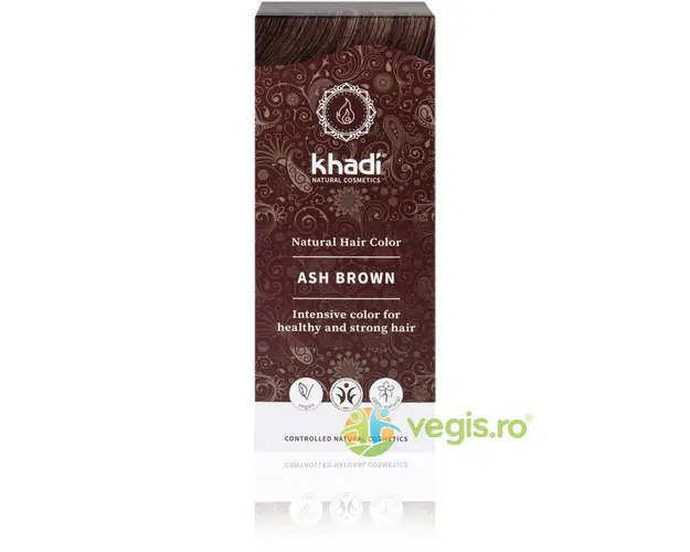 Vopsea de Par Naturala Saten Cenusiu 100g