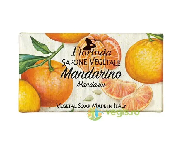Sapun Vegetal Florinda cu Parfum de Mandarine 100g